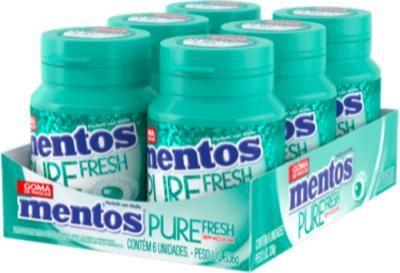 Imagem de MENTOS PURE FRESH C/06X48g WINTERGREEN