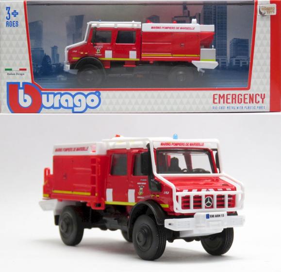 Imagem de Mercedes-Benz Unimog U5000 - Emergency - 1/50 - Bburago