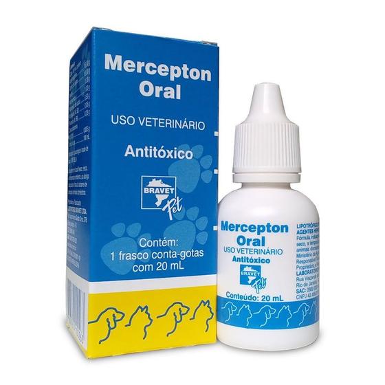 Imagem de Mercepton Oral 20ml Antitóxico de Uso Veterinário