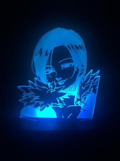 Imagem de Merlin, Nanatsu No Taizai, Luminária Led, 16 Cores, Anime