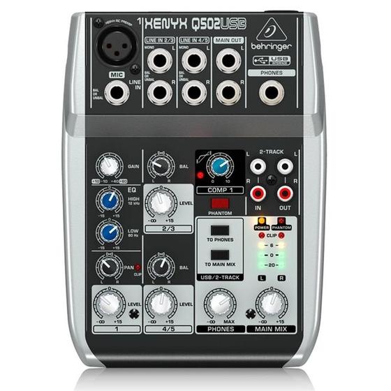 Imagem de Mesa Analógica Behringer Xenyx Q502 Usb