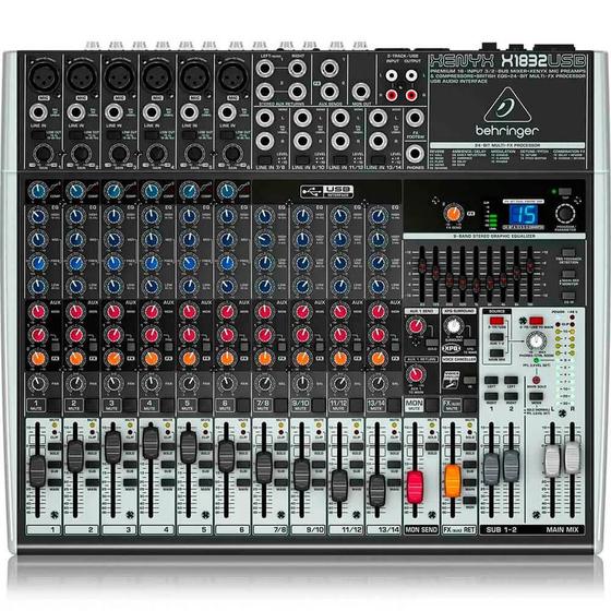 Imagem de Mesa Analógica Behringer Xenyx X1832Usb Com Efeitos Bivolt