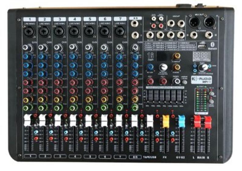 Imagem de Mesa Analógica K-Audio Mp810 8 Canais Bluetooth