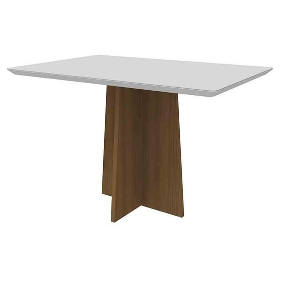 Imagem de Mesa Anitta 120x80cm - Imbuia/Off White