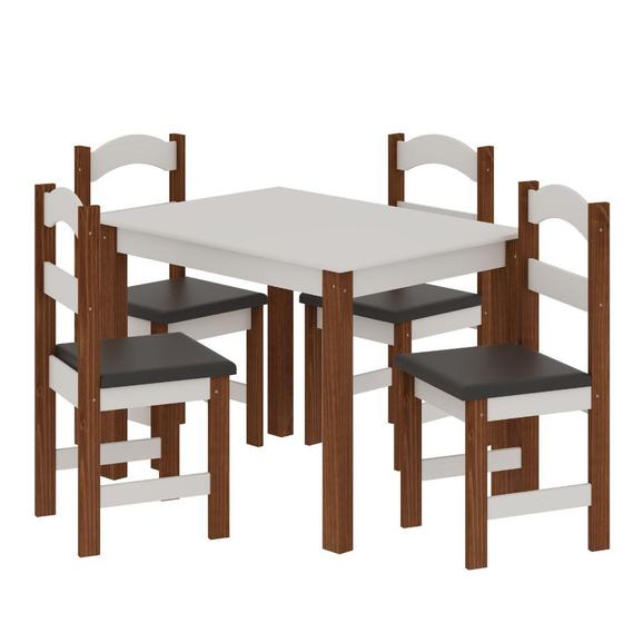 Imagem de Mesa Arauna com 4 Cadeiras Primavera