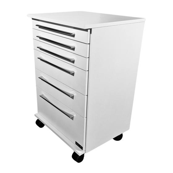 Imagem de Mesa Auxiliar Mdf Reforçada 4 Rodízios