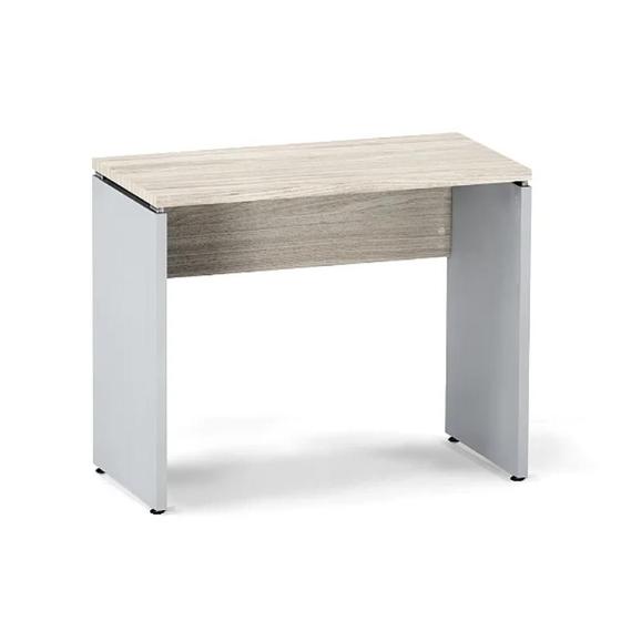 Imagem de Mesa Auxiliar Pé Painel P25 Pandin 90 CM Casablanca e Cinza