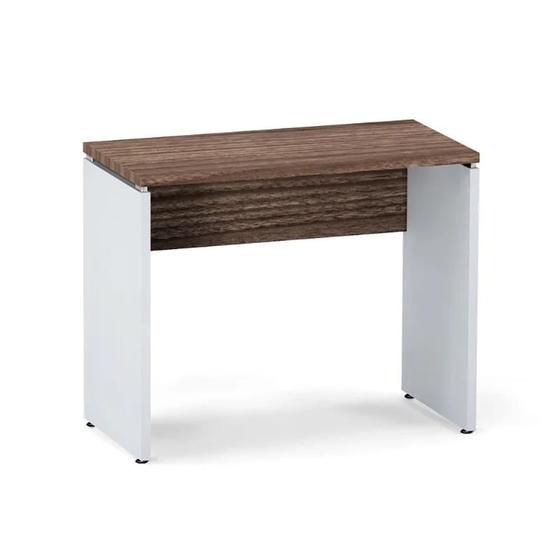 Imagem de Mesa Auxiliar Pé Painel P25 Pandin 90 CM Walnut e Cinza