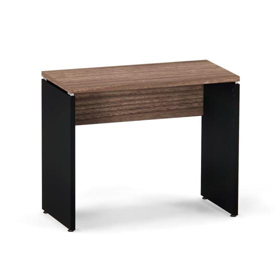 Imagem de Mesa Auxiliar Pé Painel P25 Pandin 90 CM Walnut e Preto