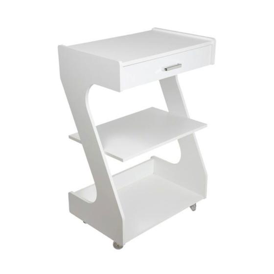 Imagem de Mesa Auxiliar Tipo Z Com Gaveta - Salus Brasil