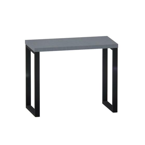 Imagem de Mesa Auxiliar Tubolar PE 40 Pandin 90 x 45 Cm Grafito e Preto