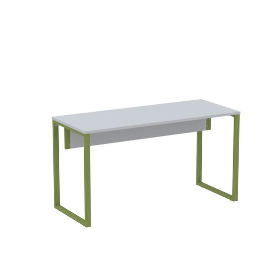 Imagem de Mesa Auxiliar Tubular P25 Pandin 90 CM Cinza e Verde