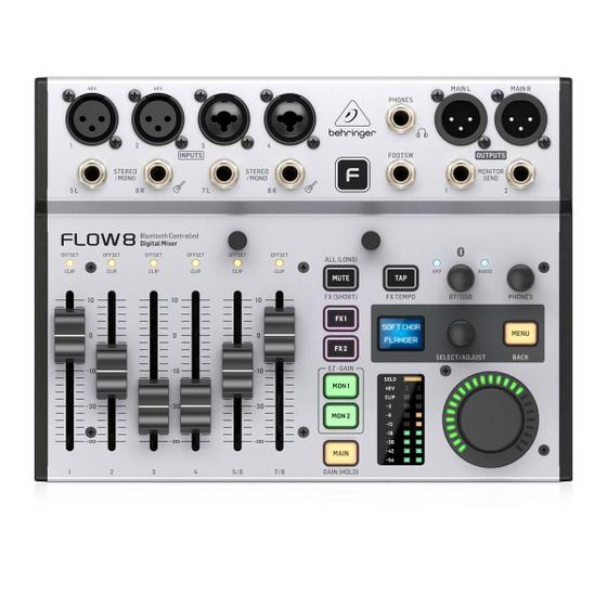 Imagem de Mesa Behringer Flow 8 Digital 8 Entradas C Bluetooth