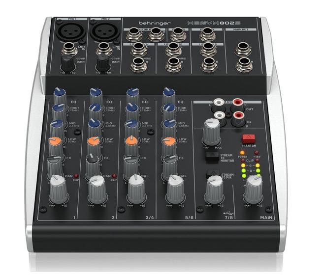 Imagem de Mesa behringer xenyx 802s 8 canais interface audio usb
