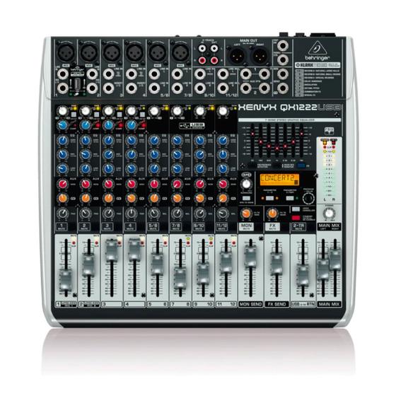 Imagem de Mesa behringer xenyx qx1222usb 12 canais