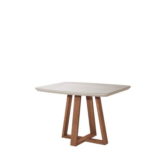 Imagem de Mesa Bennett Retangular 115cm com Tampo de Vidro