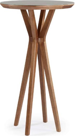 Imagem de Mesa Bistro Natu com Tampo de Vidro 70 cm (LARG) - 51246