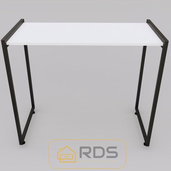 Imagem de Mesa Buffet Balcão Aparador Bella Com Pés Preto 90x45x76