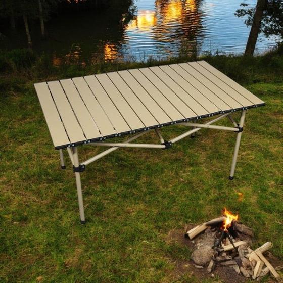 Imagem de Mesa Camping Dobrável Portátil Compacta para Churrasco e Piquenique