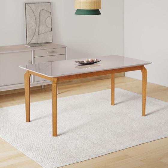 Imagem de Mesa Candian retangular 180 X 0,90 com Vidro