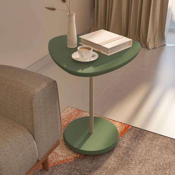 Imagem de Mesa Canto Bia 60 Cm 100% Mdf Menta - Artely