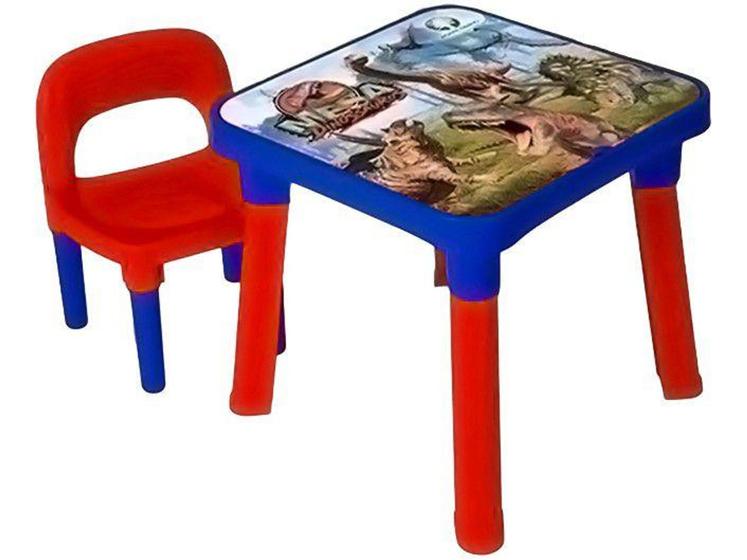 Imagem de Mesa com Cadeira Infantil Dinossauros - Monte Líbano 1 Lugar