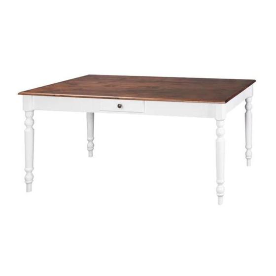 Imagem de Mesa com Gaveta e Pés Torneados - 140 x 80 cm - Tommy Design
