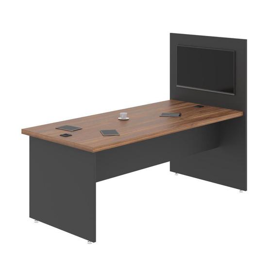 Imagem de Mesa com Painel Bot Noce Preto