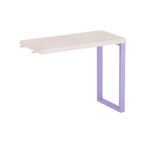 Imagem de Mesa Complemento Tubolar PE 40 Pandin 90 Cm Casablanca e Lilas