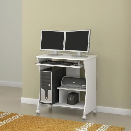 Mesa Computador Ditália MC-153 Branco Menor preço em Mesa Computador Ditália MC-153 Branco