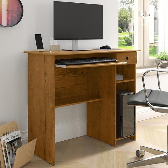 Imagem de Mesa Computador Quarto Escritorio Viena 1 Gaveta