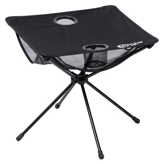 Imagem de Mesa de Acampamento Portátil Ultraleve PORTAL - Alumínio Preto Compacta