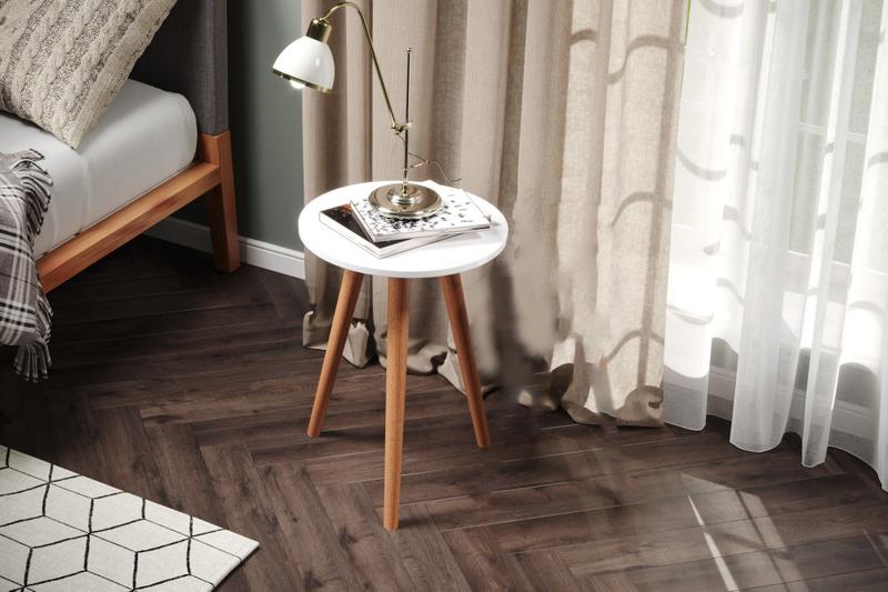 Imagem de Mesa de Apoio Individual Off White Acessível Simples
