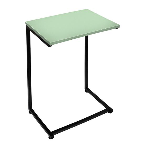 Imagem de Mesa de Apoio Lateral Sofá MDF Verde Amazônia 50x32cm - Wp