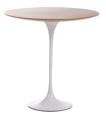 Imagem de Mesa de Apoio Saarinen Altura 70 cm Tampo 60 cm MDF Imbuia