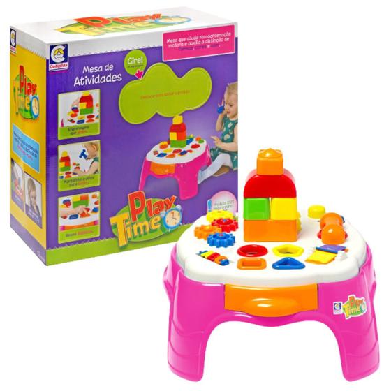 Imagem de Mesa De Atividades Educativa Play Time Crianças Brinquedos