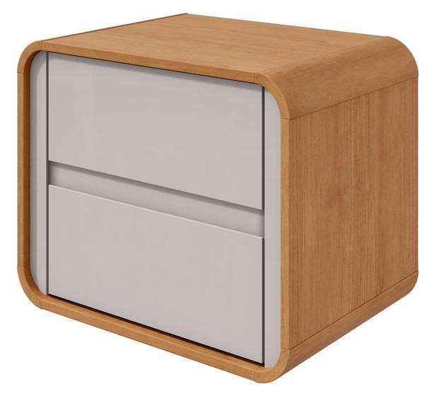 Imagem de Mesa de Cabeceira 2 Gavetas Loop - Lopas