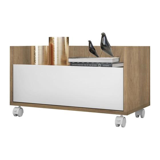 Imagem de Mesa de Cabeceira 80cm com Rodízios Multimóveis V4006