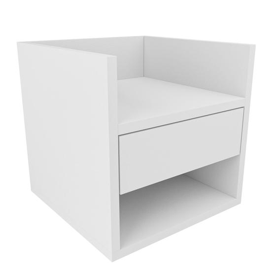 Imagem de Mesa de Cabeceira com Gaveta Nicho Criado Mdf