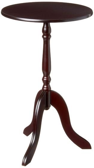 Imagem de Mesa de cabeceira com pedestal Frenchi Home Furniture, madeira de 63 cm de altura