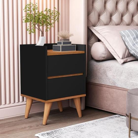 Imagem de Mesa de Cabeceira Decor Criado Estilo Retrô Verona