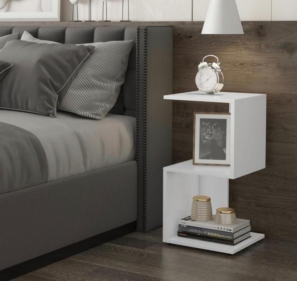 Menor preço em mesa de cabeceira  Decorativo Branco