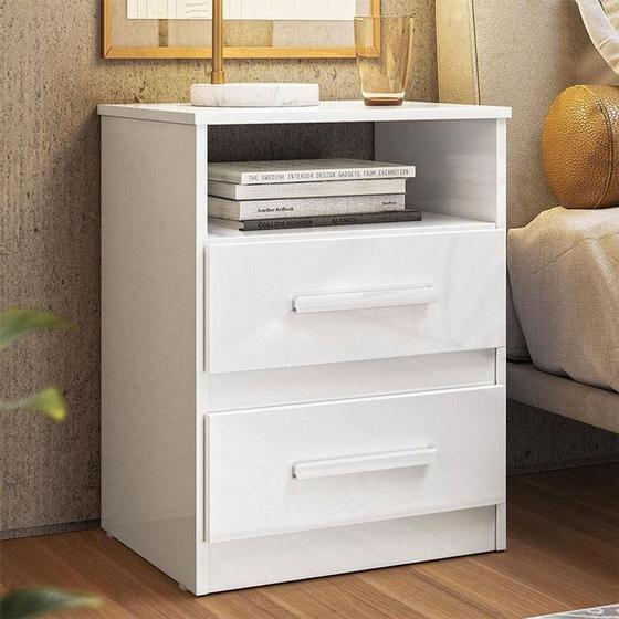 Imagem de Mesa De Cabeceira Infantil Ambiente Apolo Branco Flex - Moval