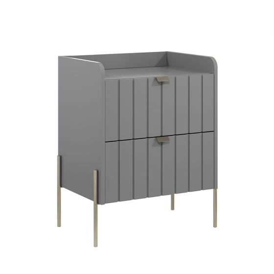 Imagem de mesa de cabeceira madeira mdf com gaveta para quarto casal