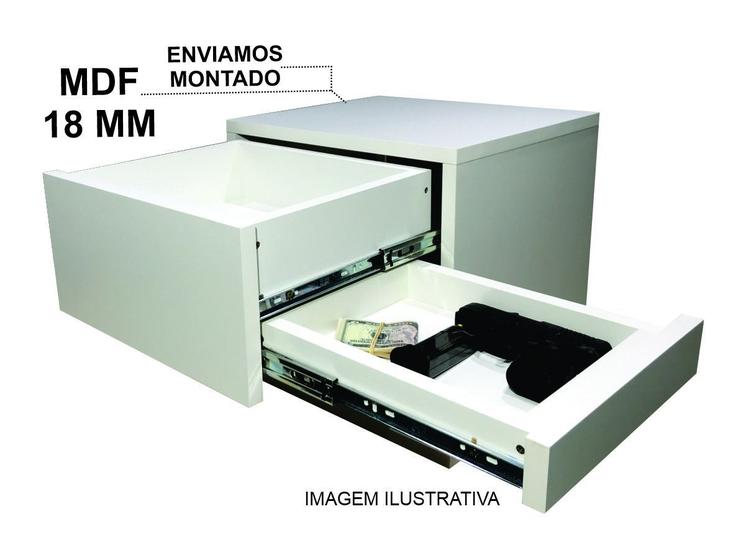 Mesa De Cabeceira Nicho De Mdf Gaveta Secreta Fundo Falso Menor preço em Mesa De Cabeceira Nicho De Mdf Gaveta Secreta Fundo Falso