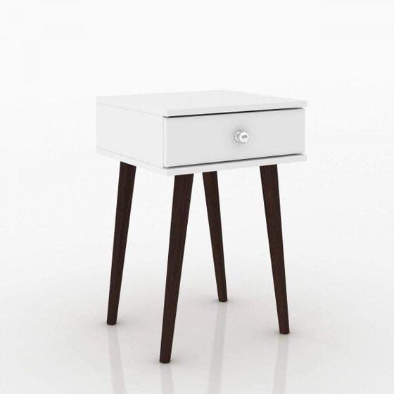 Mesa de Cabeceira Retrô 1 Gaveta RT 3072 Movelbento Menor preço em Mesa de Cabeceira Retrô 1 Gaveta RT 3072 Movelbento
