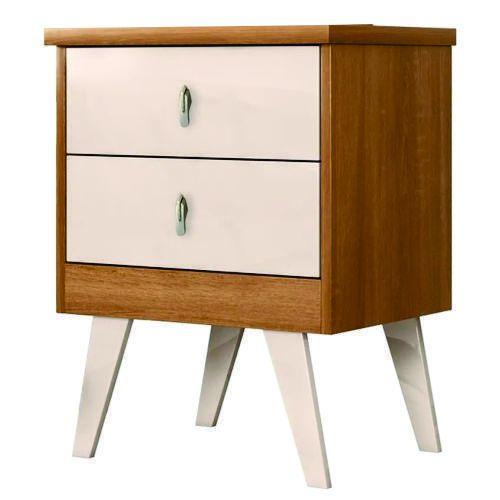 Mesa De Cabeceira Thor Mel / Off White - Rud Rack - Cabeceira Cama Box ...