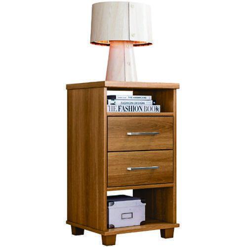 Mesa De Cabeceira Valente 2 Gavetas Mel - Rud Rack - Mesa de Cabeceira ...