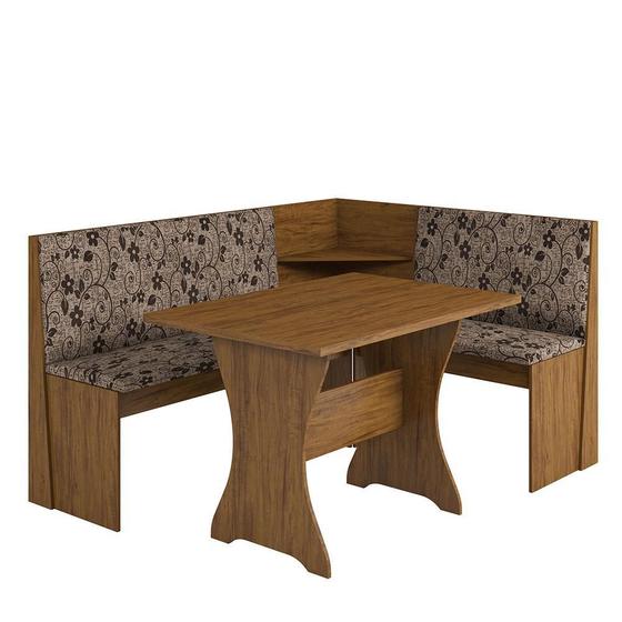 Mesa de Canto Alemão Fit Estofado Viero Imbuia Mascavo é boa?
