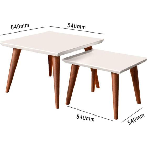 Mesa De Canto Com Pe Palito Mdf Sudati Outros Moveis Magazine Luiza